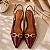Slingback em Couro Giovanna Bordô - Imagem 3