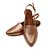 Sapatilha Slingback Amo em Couro Cobre - Imagem 4