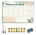 Quadro Planejamento Semanal - Planner Folhas - Imagem 1