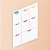 Quadro de Planejamento Semanal - Planner Lousa Colorida - Imagem 1