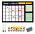 Quadro Planejamento Semanal/Mensal - Planner Preto - Imagem 1