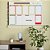 Quadro Lousa Planejador Semanal - Planner Branco/Colorido - Imagem 2