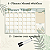 Quadro Lousa Planejador Mensal - Planner Metal Folhas - Imagem 2