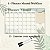 Quadro Lousa Planejador Mensal - Planner Metal Folhas - Imagem 7