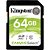 Cartão de Memória Para Câmeras Fotográficas Kingston Canvas Select SD Card 64GB Classe 10 - Imagem 2