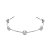 Colar Gargantilha Choker Bolas Di Capri Semi Jóias X Ouro Branco - Imagem 1