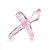 Chupeta 100% silicone rosa - Multikids baby - Imagem 1