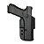 COLDRE KYDEX GLOCK G17 G22 EXTERNO (PRETO) - Imagem 1