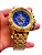 Relógio masculino invicta hybrid dourado azul - Imagem 1