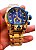 relogio invicta Zeus dourado azul luxo oferta pronta entrega - Imagem 3