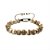 Pulseira Ágata Zebra Marron 8mm - Imagem 1