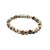 Pulseira Agata Zebra Marrom 6mm - Imagem 1