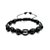 Pulseira Shambala Ônix e Hematita 8mm - Imagem 1
