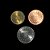 3 Moedas da Romênia de 1 Ban, 5 e 10 Bani - Imagem 2