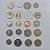 Lote com 20 moedas estrangeiras diferentes - lote 2 - Imagem 1