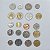 Lote com 20 moedas estrangeiras diferentes - lote 2 - Imagem 2