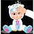 Boneca Cry Babies Kristal Original Cry Baby Cristal - Imagem 3