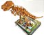 Quebra Cabeça de Madeira 3D Dinossauro Aquarela - Imagem 2