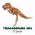 Kit 8 Quebra Cabeças de Madeira 3D Dinossauro Aquarela - Imagem 2