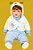 Boneca Importada Little Children PORCELANA 144 menino - Imagem 2