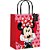 Sacola para Presente Decorada Minnie Love M 26X19,5X9,5CM - Imagem 1