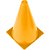 Acessório para Ginástica Cone Marcação Treinamento Amarelo - Poker - Imagem 1