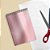 Plastico Adesivo 45CMX10M Metalico Rosa PP 0,08 - Imagem 3