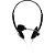 Fone de Ouvido com Microfone Headset Standard 3.5MM P2 PRET - Imagem 1
