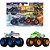 Hot Wheels Monster TRUCKS Veículo Escala 1:64 2-PACK (S) - Imagem 1