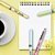 Caneta Marca Texto Marking 4 Cores Pastel - Imagem 5