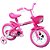 Bicicleta Infantil ARO 12 ARCO IRIS Rosa - Imagem 1