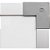 Quadro Branco Moldura Madeira 150X120CM SOFT Prime Prata - Imagem 4