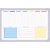 Quadro Branco Moldura Madeira Planner DOTS SOFT LILAS60X40C - Imagem 1