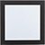 Quadro Branco Moldura Madeira 038X038CM Command Center Preto - Imagem 2