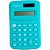 Calculadora de Bolso 8 Digitos Azul com Bateria - Imagem 1