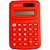 Calculadora de Bolso 8 Digitos Vermelha com Bateria - Imagem 1
