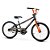 Bicicleta Infantil ARO 20 Nathor Apollo com Pezinho Preta e Laranja - Imagem 1