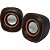 Caixa de Som P/ Computador Speaker Round 8W USB/P2 PT/LJ - Imagem 1