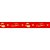 Fita de Cetim Natal 38MM 10M. Frase MERRY Christma - Imagem 1
