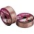 Fita de Cetim Decorada 22MM 10M. Rosa VERM/BRANCO - Imagem 1