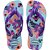 Chinelo Havaianas Infantil KIDS Flores 23/4 Azul Water - Imagem 1