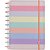 Caderno Inteligente Grande ARCO-IRIS Pastel 80FLS. - Imagem 1