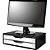 Suporte para Monitor 2GAVETAS 39X26X12 MDF PT/BC - Imagem 1