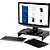 Suporte para Monitor Preto S/GAVETA 35X24X64CM - Imagem 2