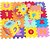 Brinquedo Pedagogico EVA Mini Castelo Alfanumerico 8X8C - Imagem 1