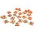 Brinquedo Pedagogico Madeira ABC MAIUSCULAS/MINUSCULAS 72PC - Imagem 3