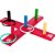 Brinquedo Pedagogico Madeira Jogo de Argola CRUZ 10PCS - Imagem 1
