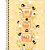 Caderno 01X1 Capa Dura Honey Bee 80FLS. - Imagem 6