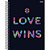 Caderno 01X1 Capa Dura Lovewins 80F - Imagem 2