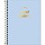 Caderno 01X1 Cp.dura Colegial HAPPY PP. Azul 80FLS. - Imagem 2